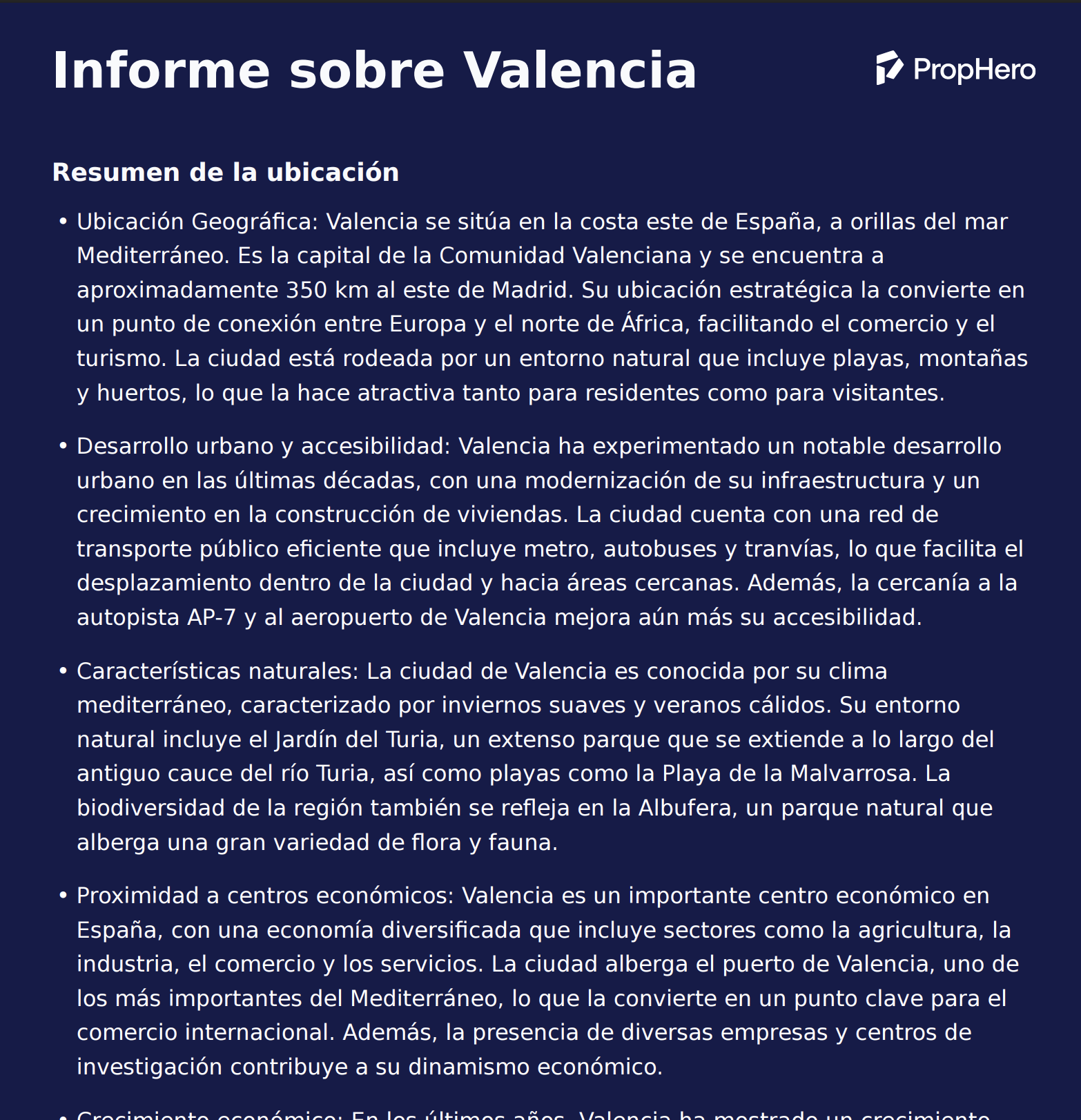 InvestMap reporte generado